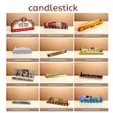 personalized printed chanukah menorah